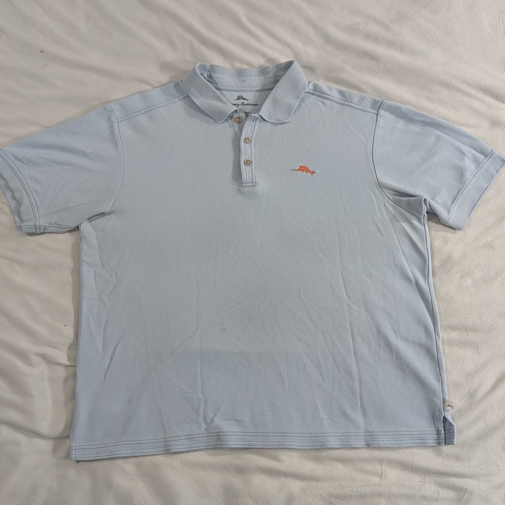 Tommy Bahama Sky Blue Polo Shirt